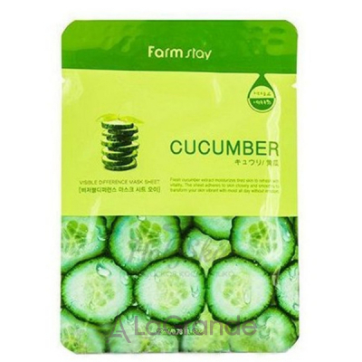 Farmstay Visible Difference Mask Sheet Cucumber     